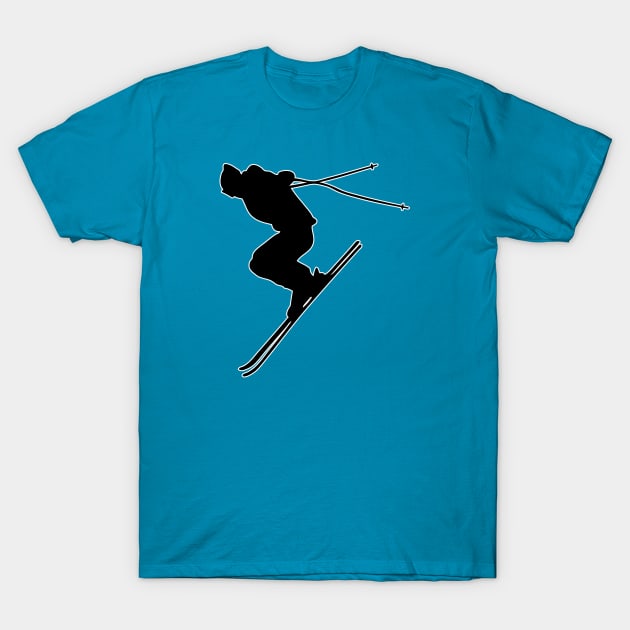 ski T-Shirt by Huggy Mauve